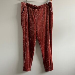 🔥10 for $100🔥 Ricki’s crushed Velvet Jogger Pants velour size XXL NWT